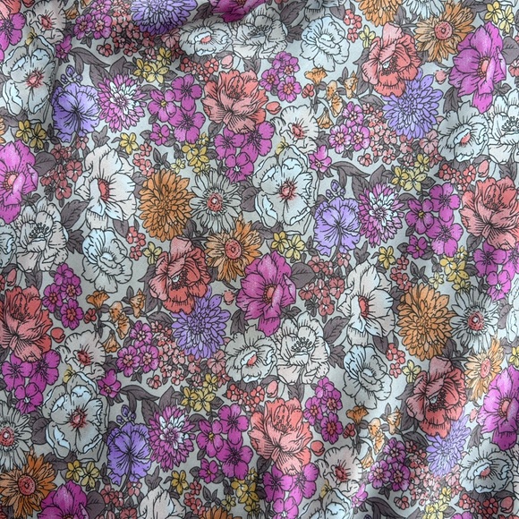 Aakaa Vibrant Floral Cowl Slip Dress - Picture 5 of 6